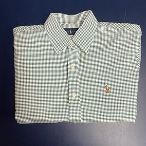 Mens Medium Polo Ralph Lauren Long Sleeve Button Down Shirt